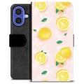 iPhone 16 Premium Wallet Case - Lemon Pattern