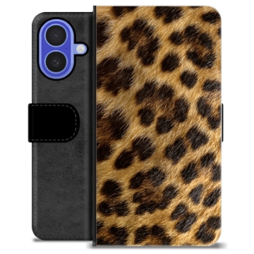iPhone 16 Premium Wallet Case - Leopard