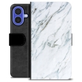 iPhone 16 Premium Wallet Case - Marble