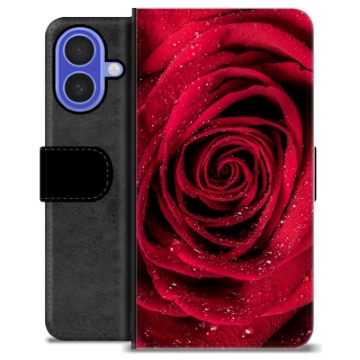 iPhone 16 Premium Wallet Case - Rose