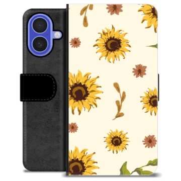 iPhone 16 Premium Wallet Case - Sunflower