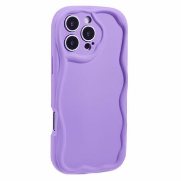 iPhone 16 Pro Candy Color Wavy TPU Case - Purple