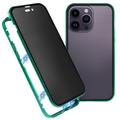 iPhone 16 Pro Magnetic Case with Tempered Glass - Privacy - Green