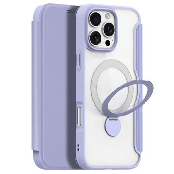 iPhone 16 Pro Max Dux Ducis Skin X Pro Magnetic Flip Case - Purple