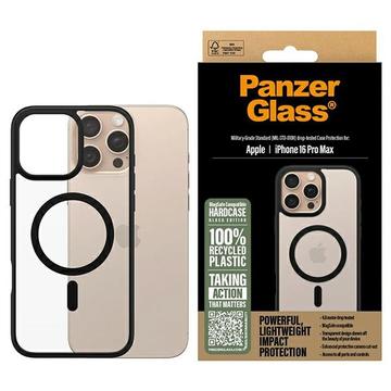 iPhone 16 Pro Max PanzerGlass HardCase MagSafe Compatible Case - Black / Transparent