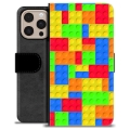 iPhone 16 Pro Max Premium Wallet Case - Blocks
