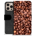 iPhone 16 Pro Max Premium Wallet Case - Coffee Beans