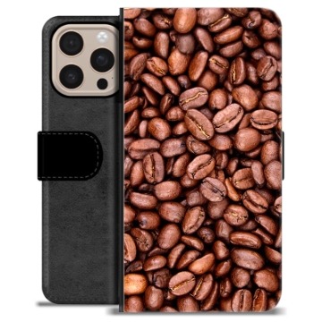 iPhone 16 Pro Max Premium Wallet Case - Coffee Beans