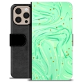 iPhone 16 Pro Max Premium Wallet Case - Green Mint
