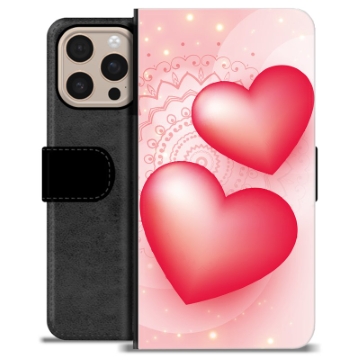 iPhone 16 Pro Max Premium Wallet Case - Love