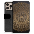 iPhone 16 Pro Max Premium Wallet Case - Mandala