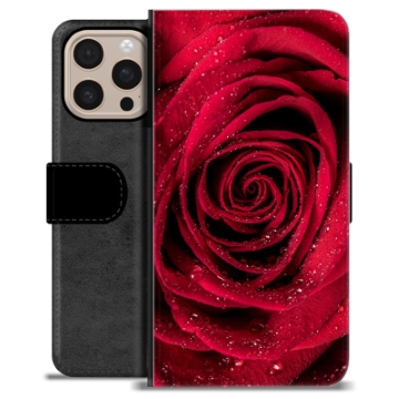 iPhone 16 Pro Max Premium Wallet Case - Rose