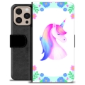iPhone 16 Pro Max Premium Wallet Case - Unicorn