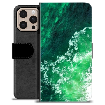 iPhone 16 Pro Max Premium Wallet Case - Waves
