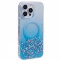 iPhone 16 Pro Max Sparkle Glow MagSafe Case - Blue