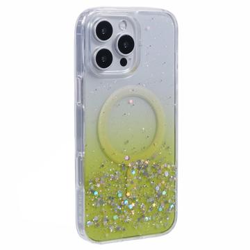 iPhone 16 Pro Max Sparkle Glow MagSafe Case - Yellow