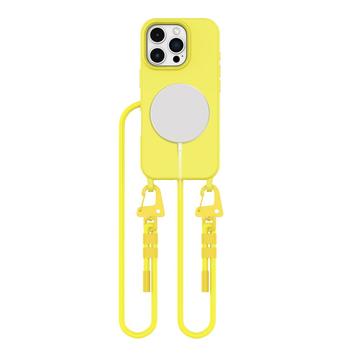 iPhone 16 Pro Max Tech-Protect MagNecklace MagSafe Case - Yellow