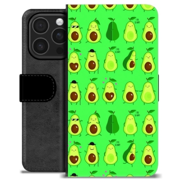 iPhone 16 Pro Premium Wallet Case - Avocado Pattern