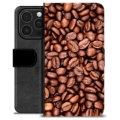 iPhone 16 Pro Premium Wallet Case - Coffee Beans