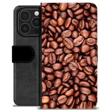 iPhone 16 Pro Premium Wallet Case - Coffee Beans