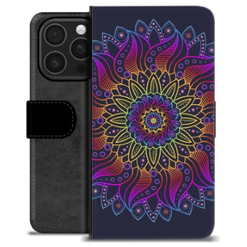 iPhone 16 Pro Premium Wallet Case - Colorful Mandala