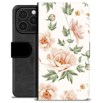 iPhone 16 Pro Premium Wallet Case - Floral