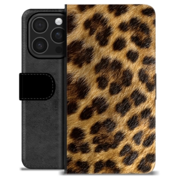 iPhone 16 Pro Premium Wallet Case - Leopard