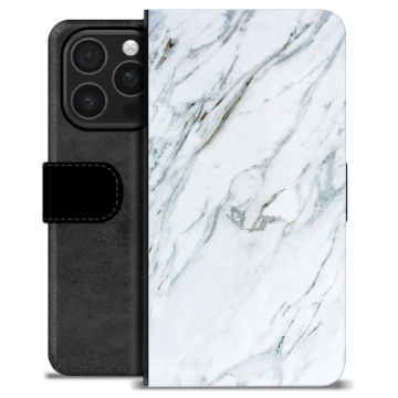 iPhone 16 Pro Premium Wallet Case - Marble