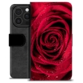 iPhone 16 Pro Premium Wallet Case - Rose
