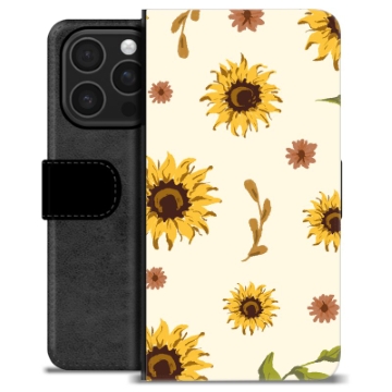 iPhone 16 Pro Premium Wallet Case - Sunflower