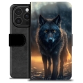 iPhone 16 Pro Premium Wallet Case - Wolf