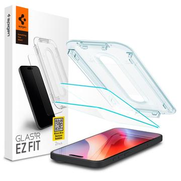 iPhone 16 Pro/17/17 Pro Spigen Glas.tR Ez Fit Screen Protector - 2 Pcs.