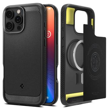 iPhone 16 Pro Spigen Rugged Armor Mag TPU Case - Black