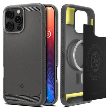 iPhone 16 Pro Spigen Rugged Armor Mag TPU Case - Grey