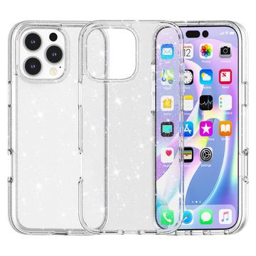 iPhone 16 Pro Stylish Glitter Series Hybrid Case