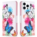iPhone 16 Pro Wonder Series Wallet Case - Butterflies