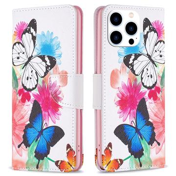 iPhone 16 Pro Wonder Series Wallet Case - Butterflies