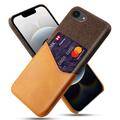 iPhone 16e KSQ Case with Card Pocket - Orange