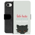 iPhone 16e Premium Wallet Case - Angry Cat