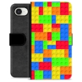 iPhone 16e Premium Wallet Case - Blocks
