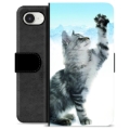 iPhone 16e Premium Wallet Case - Cat