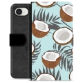 iPhone 16e Premium Wallet Case - Coconut