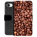 iPhone 16e Premium Wallet Case - Coffee Beans