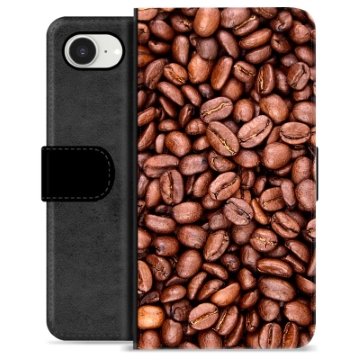 iPhone 16e Premium Wallet Case - Coffee Beans