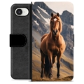 iPhone 16e Premium Wallet Case - Horse