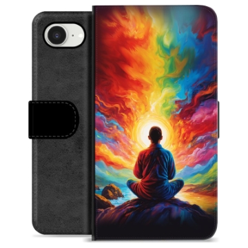 iPhone 16e Premium Wallet Case - Meditation