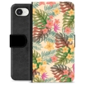 iPhone 16e Premium Wallet Case - Pink Flowers