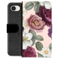 iPhone 16e Premium Wallet Case - Romantic Flowers