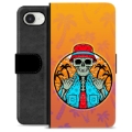 iPhone 16e Premium Wallet Case - Skeleton Summer