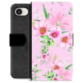 iPhone 16e Premium Wallet Case - Watercolor Flowers